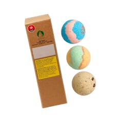 Bath Bomb Triple Pack: Citrus Farmer, Double Dream, Kaya's 390g by Stewart Farms