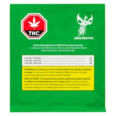 HighXotic - TenTen Morning Dew 5:1 CBG:THC Live Rosin Gummy - Morning Dew 5:1 CBG:THC 1 Pack