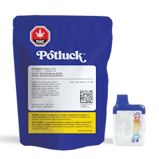 Potluck - Cartridges & Kits - BLUEBERRY VANILLA CHUBBYZ DISPOSABLE - 1g