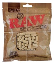 RAW 100% Cotton Filter Tips - RAW 100% Cotton Filter Tips 200pk