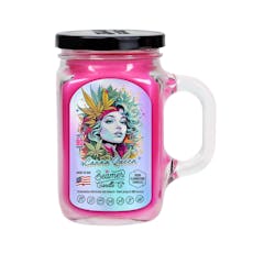 BEAMER Smoke Killer Collection 12oz. Glass Mason Jar Candle - CANNA QUEEN
