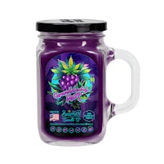 BEAMER Smoke Killer Collection 12oz. Glass Mason Jar Candle - GRANDDADDY PURP