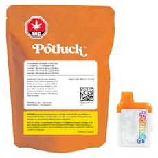 Potluck - Tangerine Sunrise CBG Disposable Vape - 1g