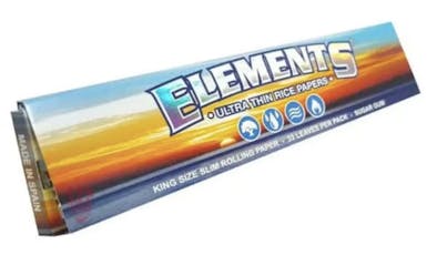 Elements - King Size Slim Rice Rolling Papers