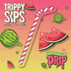 Trippy Sips Watermelon Drip Liquid Diamond Prefilled Vape Cartridge - Trippy Sips Watermelon Drip Liquid Diamond 0.95g Prefilled Vape Cartridge