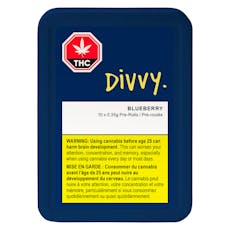 Divvy - Blueberry Pre-Rolls - 10x0.35g