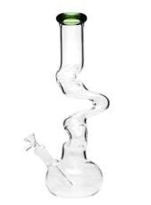 14" Arsenal Twisted Spiral Glass Bong - Smoke Arsenal - 14" Arsenal Twisted Spiral Glass Bong