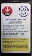 Thumbs Up - VARIETY Sativa - Indica Pack Pre-Rolls - (NEWM27) VARIETY Pack Sativa - Indica Pre-Rolls 10x0.5g