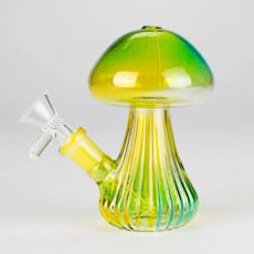 4.5" Shroom Bloom Glass Bong - Yellow