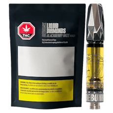 Debunk Blackberry Haze Liquid Diamond Prefilled Vape Cartridge - Debunk Blackberry Haze Liquid Diamond 1g Prefilled Vape Cartridge