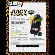 Glazed Juicy Pineapple Liquid Diamond All-In-One (1g) - Bold