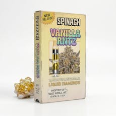 Spinach Vanilla RNTZ Liquid Diamonds Prefilled Vape Cartridge - Spinach Vanilla RNTZ Liquid Diamonds 1g Prefilled Vape Cartridge