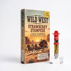 Wild West Strawberry Stampede Liquid Diamonds Prefilled Vape Cartridge - Wild West Strawberry Stampede Liquid Diamonds 0.95g Prefilled Vape Cartridge