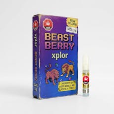 XPLOR Beast Berry Prefilled Vape Cartridge - Beast Berry 1g Prefilled Vape Cartridge