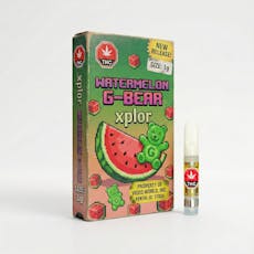 XPLOR Watermelon G-Bear Prefilled Vape Cartridge - XPLOR Watermelon G-Bear 1g Prefilled Vape Cartridge