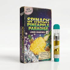 Spinach Pineapple Paradise Liquid Diamonds Prefilled Vape Cartridge - Pineapple Paradise Liquid Diamonds 1.0 g Prefilled Vape Cartridge
