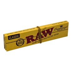 Raw Classic King Size Connoisseur Paper with Tips