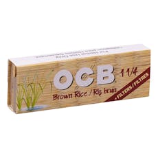 OCB Brown Rice 1.25 Papers and Filters