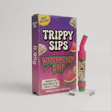 Trippy Sips Watermelon Drip Liquid Diamond Prefilled Vape Cartridge - Trippy Sips Watermelon Drip Liquid Diamond 0.95g Prefilled Vape Cartridge