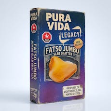 Pura Vida Fatso Jumbo Slab Shatter - Pura Vida Fatso Jumbo Slab 1.2g Shatter