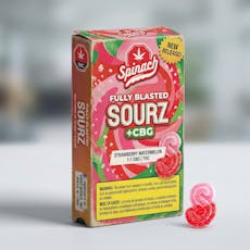 Spinach Fully Blasted Strawberry Watermelon 1:1 CBG THC Soft Chews Multipack - Multipack of 10, Fully Blasted Strawberry Watermelon 1:1 CBG | THC Soft Chews