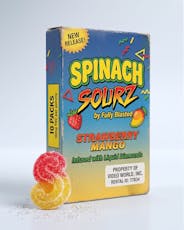 Spinach Fully Blasted Strawberry Mango Gummies Multipack - Multipack of 10, Fully Blasted Strawberry Mango Soft Chews (10 pck of 1)