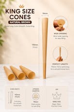 LYF Pre Rolled Flavoured Cone - LYF Pre Rolled Natural Brown Cone