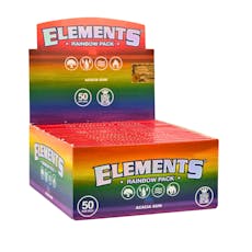 Elements Rainbow KS Slim Rolling Papers - 50ct