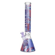16" 9mm Castle Glass Octopus Bong