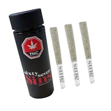 Gas Face Pre-Roll 3x0.5g by Sixty Seven Sins