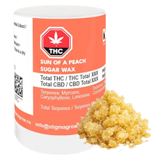 Sun of a Peach Sugar Wax (1g) - Dab Bods