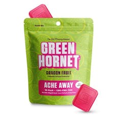 Edible - Green Hornet - 100mg Gummies - Dragon Fruit Ache Away