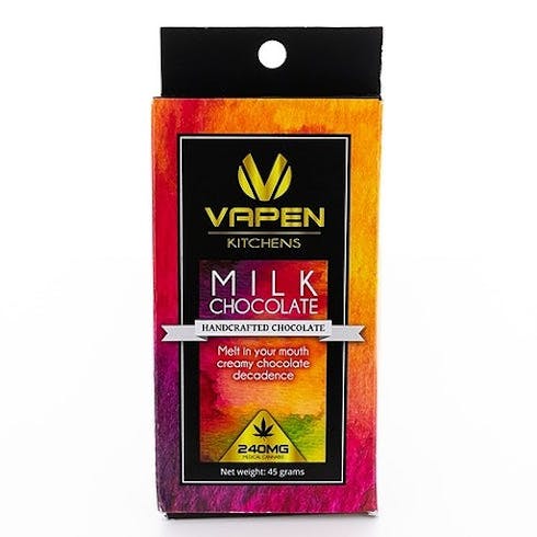 Vapen - Milk Chocolate Bar 240mg
