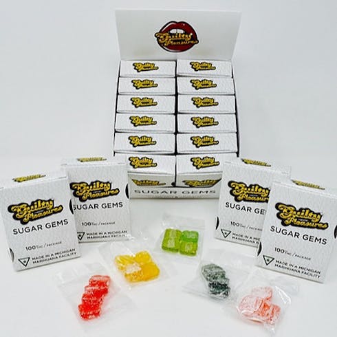 Guilty Pleasures - 100mg sugar gems - WATERMELON