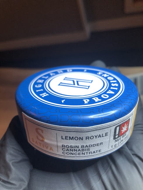 Lemon Royale - B Grade Rosin Badder