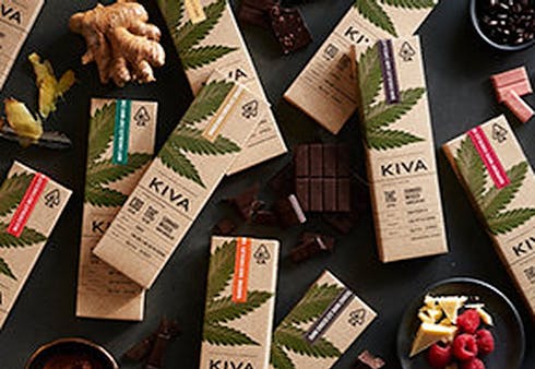 KIVA - 180mg chocolate bar - DARK CHOCOLATE