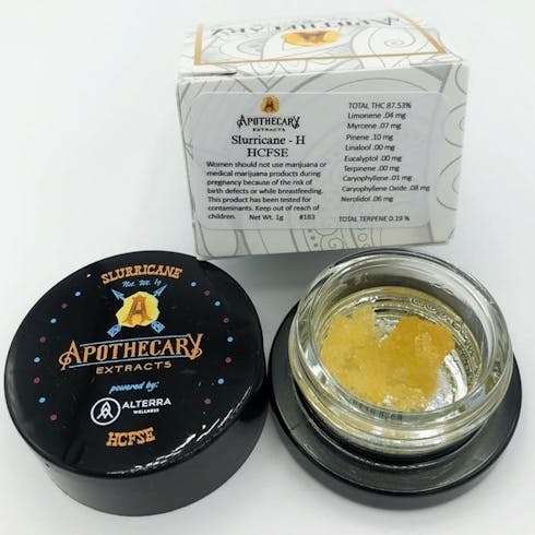 Apothecary Extracts - Slurricane HCFSE 1g - $60 OTD