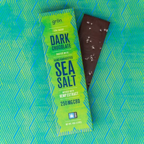 Grön - Dark Chocolate Sea Salt Hemp CBD Bar