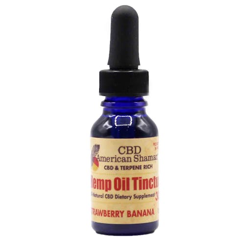 Hemp Oil Tincture - Terpene Rich - Strawberry Banana - 150mg (15ml)