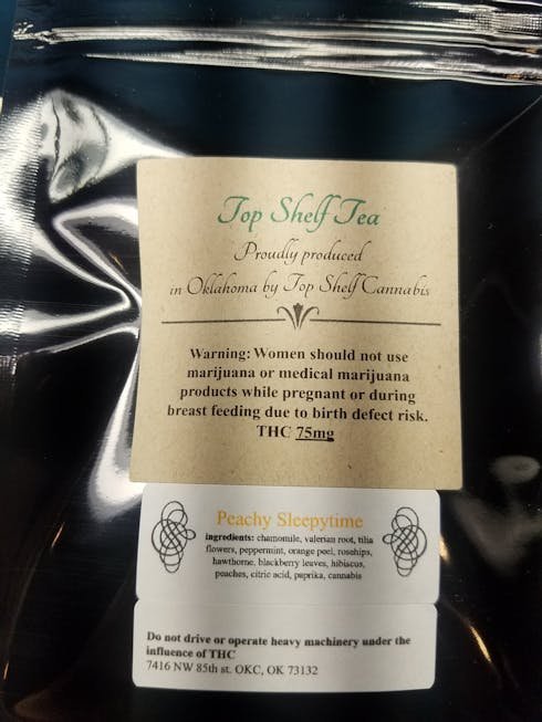 PEACH SLEEPYTIME THC TEA BAG 75 MG (TAX INCLUDED)