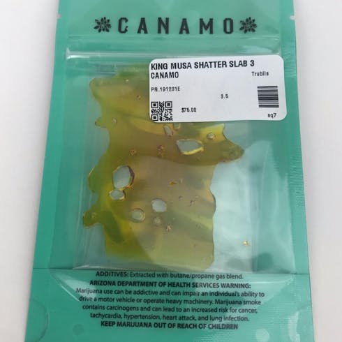 Canamo King Musa Shatter Slab (3.5g)