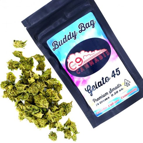 14g Buddy Bags - Gelato 45 (Hybrid) - Cloud9 Cannabis