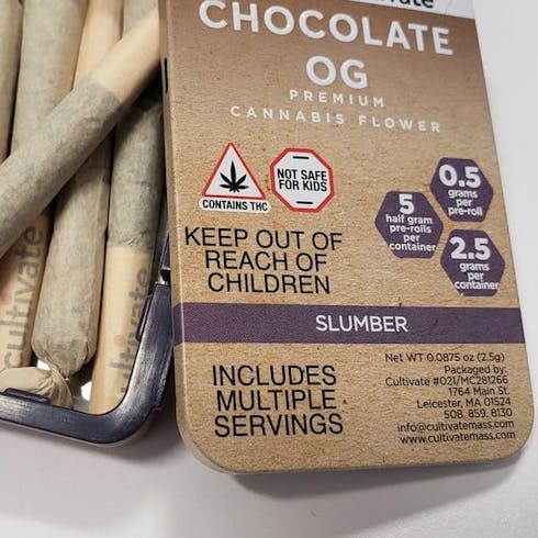 Pre Rolls 5pk - Chocolate OG