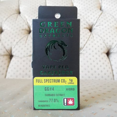 GG4 (f.k.a. Gorilla Glue #4) 1g Cartridge by Green Dragon Extracts