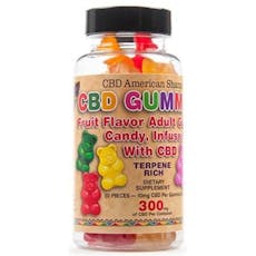 CBD Gummies - Terpene Rich Hemp Extract - 300mg (pack of 30)