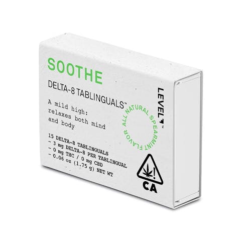 Level Soothe Delta-8 THC Tablinguals