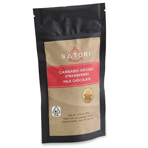 Satori: Strawberry Milk Chocolate 100mg