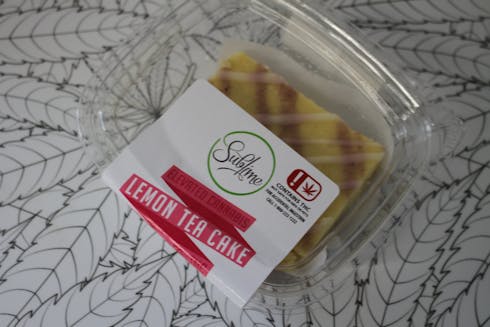 Sublime Lemon Tea Cake (50mg)