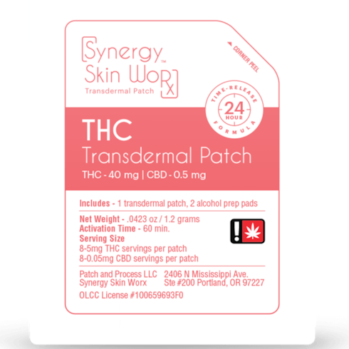 Synergy Skin WoRx - THC Patch