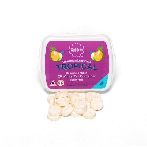 Subdew Tropical Mints THC (20pk)
